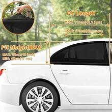 ANNA TOSANI 2 Pack Parasol de Coche, Parasol para Protección Solar Coche, Doble Tejido para Máxima Protección Rayos y Anti-Mosquitos(default) - Multicolor - Ver 6