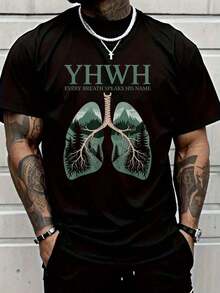 Camiseta YHWH Cada Respiración Habla Su Nombre Yahweh - Negro - Ver 6