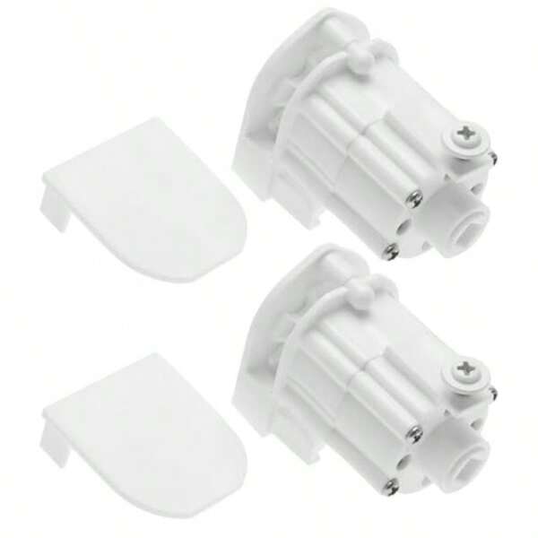 2 Sets Roman Blinds Control Mechanism Uits With Cover Roller Blind Spare Parts For Roller Blind Track Accessories Maintenance Center Rod 5.5mm