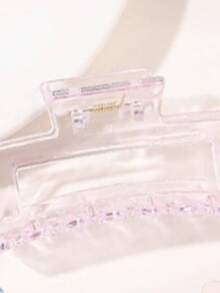 1pc/4pcs Khaki Square Hair Claw Clip, 8.5cm,Dopamine Hair Clips Hair Jaw Clip Hair Clamps Hair Clutch Hair Catcher Clip, Casual Fall Winter Hair Accessories For Women For Vacation Outfits Woman - Multicolor - View 6