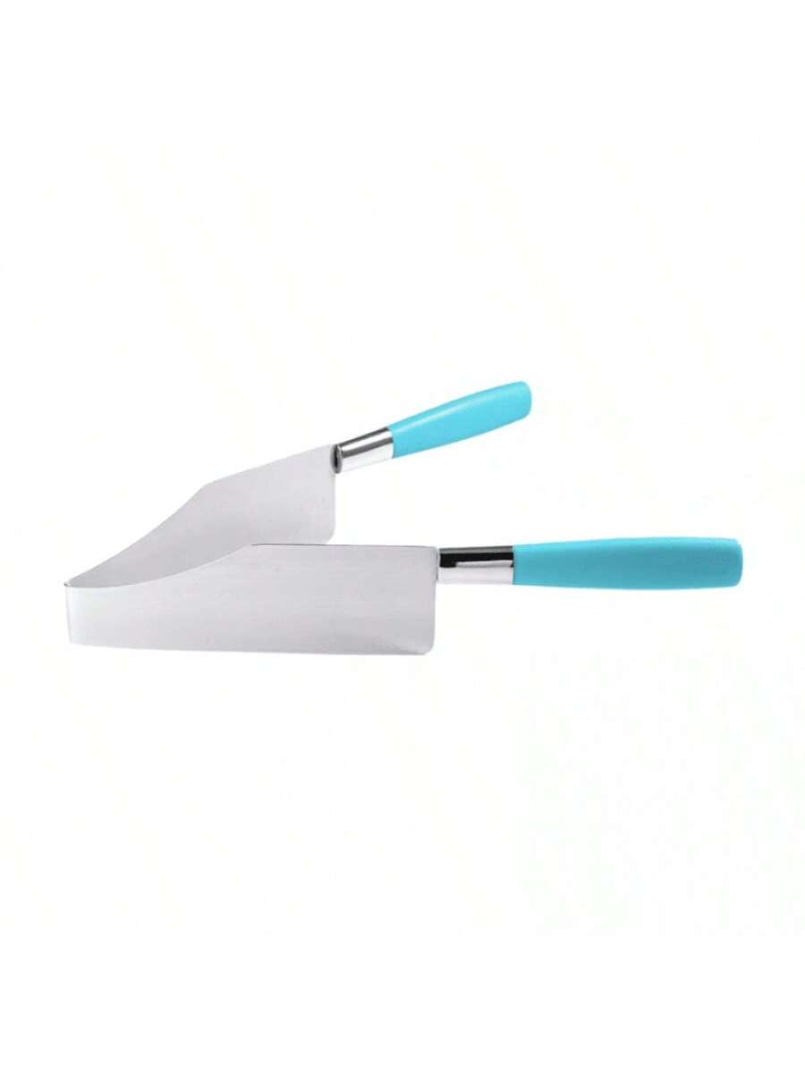 Pinza triangular para separar pasteles - azul