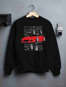NSX Red Garage Stance R JDM T-Shirt Sweatshirt Black Uni Hoodie Jumper,Christmas Thanksgiving New Year Birthday Hoodie Gifts For Mom Dad Men Women Friends, Black Soft Fabric - 款式29 - 查看 1