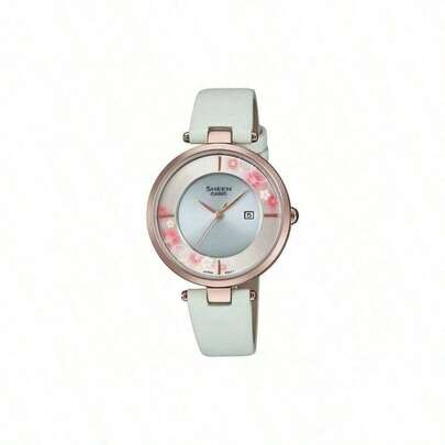 Casio Casio Petal Women's Watch, 3D Layered Ultra-Thin Dial Suitable For Women's Gifts, SHS-C110CGL-7AUPFH