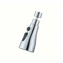 360 Grad drehbarer Wasserhahn Perlator, universeller Spülbecken Anti-Spritz Filter, multifunktionaler Küchen- & Badezimmer Wasserhahn Verlängerer, aus Kunststoff und Messing, 3 Strahlmodi spritzwassergeschützt, Badezimmer Dekoration Herbstdekoration Rückkehr zur Schule