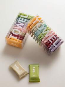 14pcs Compressed Towels, Disposable Travel Compressed Face Towels And Portable Thick Cleaning Tissues - Multicolor - View 4