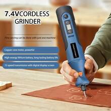 DIY Home Mini Electric Grinder, Small Handheld Electric Engraving Machine, Artificial Jade Engraving Polishing Machine, USB Rechargeable Electric Grinder Set, Mini Electric Grinder Pen, Grinder Power Tool, Cordless Mini Grinder, Mini Grinder Cordless - Multicolor - View 4