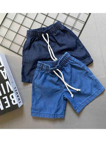 Kit 2 Shorts Jeans Menino Infantil Bermudas Mauricinho