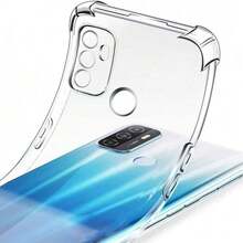 غطاء هاتف شفاف مقاوم للصدمات مزود بوسادة هوائية لهواتف OPPO A40/A60/A98/A38/A18/OPPO Find X3 Neo وطرازات متوافقة أخرى. تم تصميم الغطاء ليكون مقاوم للصدمات والبلى والخدش. - شفاف - مشاهدة 4