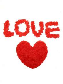 10/100pcs Artificial Rose Petals, Non-Woven Fabric, Regular Petals, Scattered Flowers, Best Gift For Expressing Love, Wedding Decoration, Home Decor, Room Decoration, Valentine's Day, Bride's Birthday, Graduation Ceremony, Anniversary And Other Occasions