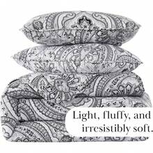 Full/Queen Quilt Bedding Set, Microfiber Quilts Queen Size, Coverlet, Stain & Pet Hair Resistant Bedding, Full Size Bedspread With 2 Pillow Shams, Bone, 2025 - 37 - 純旋律黑 - 查看 6