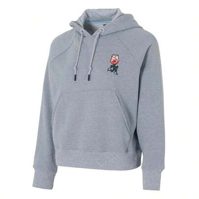 Under Armour 女士连帽卫衣，休闲运动上衣，舒适套头衫，1379834-011