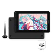HUION Kamvas 13 Graphic Tablet Monitor 120%SRGB Battery-Pen Display Drawing Monitor 8192 Levels Pen With Keys Gamut - Màu đen kèm chân đế - Xem 2