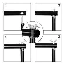 2.6x3M/8.5x10ft Soporte de Fondo para Estudio de Fotografía y Video, Sistema de Soporte de Fondo Telescópico Ajustable con Bolsa de Transporte - Bolsa de  flexible - Ver 4
