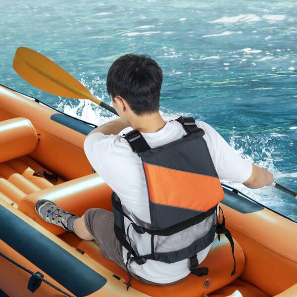 Life Vest For Watersports (PFD), Life Jacket With Waterproof Nylon & 96N Buoyancy, Life Vest/Jacket For Any Water Activity-Fishing, Kayaking, Surfing And More, Men And Women L