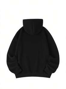 2pcs K-GLORY Men's Solid Color Casual Pullover Hoodies, Autumn/Winter - Multicolor - View 3
