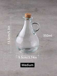 1 Chai đựng dầu bằng thủy tinh và gỗ, hộp đựng dầu, lọ đựng dầu gia dụng tinh luyện, chai đựng nước tương, chai đựng dầu ô liu, thích hợp cho nhà bếp, phòng ăn, hộp đựng dầu, đồ dùng nhà bếp - Nhiều màu - Xem 13