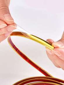 [Waterproof Metal Texture Strip] Self-Adhesive Waterproof Metal Texture Strip | Seam Decorative Wall Cloth Edge, Door And Window Edge Line, Waist Line, Kick Line, Kitchen Bathroom Countertop Gap, Cabinet Frame Beautification, Ceiling Corner Line