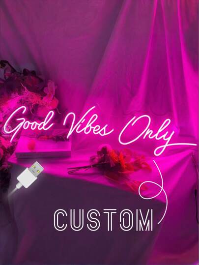 Customized LED Neon Sign With Initial Letter - Perfect Gift For Valentine's Day, Wedding, And Couples | USB Powered, Multi-Color Lighting Suitable For Party, Bar, Cafe, And Home Decor