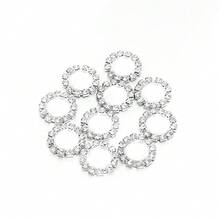 10pcs/Pack Copper Claw Cabochon Settings 8/10/12/14mm Rhinestone Metal Base Tray For Jewelry Making DIY Accessories