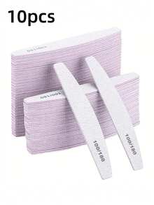 10/2pcs Nail Files, Double-Sided Nail Buffers, Professional Nail Care Tools For DIY Nail Shaping, Buffing, Polishing, Suitable For Women Fingernails And Toenails, Ideal For Home And Salon Use, Nail Art Supplies - Multicolor - View 13