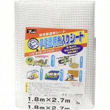 PE透明糸入りシート 1. 8m×2. 7m B - 309 間仕切り 雨除け 風除け 埃除け - 1.8m x 2.7m + 単品 - チェックする 2