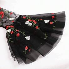 Women's Vintage Polka 1950s Audrey Retro Prom Dress 50's 60's A - Line Cocktail Party Swing Dress - Lớn + Z#thêu - Xem 5