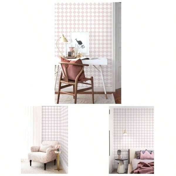 Pink Floral Wallpaper Peel And Stick Removable Self Adhesive Wall Paper Bedroom Bathroom Flowers Contact Paper Cabinets Walls Vinyl Rolls 78. ''x 17.3