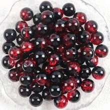 80/100 buc Mărgele de sticlă transparente Ombre 8mm/10mm pentru confecționarea bijuteriilor DIY lucrate manual, potrivite pentru brățări, coliere, accesorii, decorațiuni, ținute de zi cu zi și de petrecere - Burgundia - Vizualizare 11