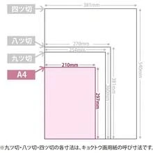 画用紙 中厚口 A4 100枚 KE105A4 - A4 + 中厚口 + 単品 - チェックする 3