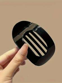 Random Color Hair Clips For Back Of Head, Flat Round Shape With Hidden Tooth Roots, Unique Smooth Arc, Daily Hair Decor [No Visible Fasteners]