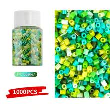 1000 piezas - Juego de cuentas de fusión de 2.6mm, ideal para principiantes y aficionados de las artes y manualidades, suministros de cuentas para joyería creativa, diseñadores creativos, regalo perfecto para Halloween, Navidad, días festivos