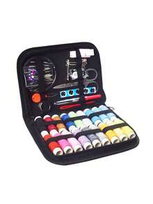 85pcs Sewing Kit Set For Home Diy, Hand Stitching Repair Tools And Accessories, Random Thread Colors - Black - View 8