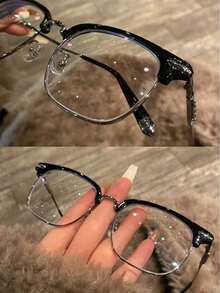 Luxurious And Elegant Reinstallation Manufacturing Court Style Blue Light Glasses,Blue Light Glasses For Woman Men Safety Glasses  Glasses Protection Computer Gaming Glasses Women Cute Light Weight Red Frame Oversized Non Prescription Small Face Square Cat Eye Reduce Eye Fatigue On Computers, TVs, Phones, And Games, Suitable For Computer Lense Screen Protector Plain Glasses Clear Lens Glasses Blue Light Light Blocking Glasses Blue Light Glasses Light Glasses For For Women Men Light Glasses For Glasses For Women 99 Blue Light Glasses For Woman Blue Light Glasses Women/Men, Fashion Round Frame UV Ray Filter Computer Gaming Glasses Computer Glasses - Anti Eyestrain & UV Glare Protection Anti Glare - Vàng - Xem 8