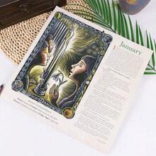 2026 Witch'S Calendar - 12 Months Of Mystical Witches & Occult Practices, Weekly-Monthly View, Perfect For Collectors And Hobbyists, English Language, Ideal Gift For Home Or Office Deco, For Halloween - Witch - View 8