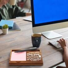 Teacher Sticky Note Holder Thanks Male Teacher Appreciation Gifts Ideas Teacher Desk Supplies Set Thank You Teacher Appreciation Gifts From Student SelfStick Note Pad Holders GSH21