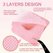 Toallitas de pegamento para pestañas sin pelusa para decoración de uñas en caja, removedor de esmalte de Gel de papel, pegamento limpio, almohadillas de algodón, Herramientas de limpieza de belleza, 1080 Uds. - 1200 empaquetado negro - Ver 9
