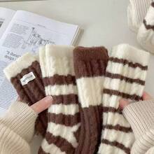 Knöchelsocken, Damen Twist Kabel Fleece Plüsch Hausschuh Socken dick warm thermisch Farbblock Innen Schlaf Socken, Schuhe, Frühling Sommer Auswahl, Brautjungfern Geschenke, Zimmer, Schlafzimmer Dekoration, Strand, Reisen, für Männer, für Frauen, Urlaub, Frauentag, Reiseaccessoires, Hochzeitsgeschenke, Y2k, Schlafzimmer, Autoaccessoires für Frauen, Küchendekoration - Verschiedenfarbig - Übersicht 7