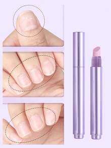 3 In 1 Nail Care Pen Cuticle Oil Pen,Dead Skin Cuticle Remover Pen,Moisturizes Hangnails,Nail Oil Pen With Ceramic Tip For Nails Care,Nail Oil Pen For Dry & Damaged Nails,Nail Art Tools,Nail Tools,Nail Supplies,Nail Care Tools,Cuticle Tools,Cuticle Pusher,Trimmer Manicure And Pedicure Tool For Fingernails And Toenails,Nail Remover Tools-Purple - Mauve Purple - View 6