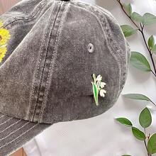 Birth Month Flower Enamel Pin - Elegant Brooch For Women's Accessories - Unique Birthday Or Mother's Day Gift - Perfect For Wedding Suits & Dresses - Floral Lapel Pin - Ideal Flower Lover's{Inchsize_nameinch:InchCaseof1inch,Inchcolor_nameinch:InchJanuary-Snowdropinch} - 一月-雪花蓮 - 查看 5