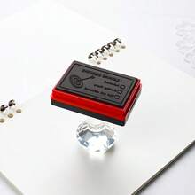 1pc Rectangular Learning Goal Completion Progress Photosensitive Stamp, Suitable For Teachers And Parents To Guide, Grade Student Assignments, And Arrange Learning Tasks - one-size - View 4