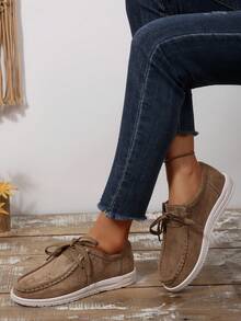 Herbst/Winter Plüsch Slip-On Loafer, warme flauschige Schlupfschuhe, Schneestiefel mit niedrigem Schaft für Frauen