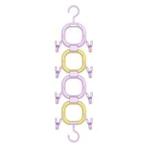 A Set Of 4-Ring Storage Hooks, Over-The-Door Hat Storage Clips, Household Baseball Cap Storage Rack, Multi-Functional Bag Hanging & Display Rack For Wardrobes