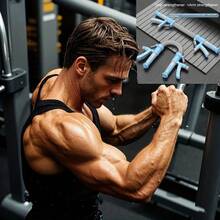 1 件装二合一便携式手臂力量和握力训练器，儿童握力健身器材，手臂锻炼器，家用室内多功能手臂训练工具，适合儿童和成人，增肌塑形设备 - 彩色 - 查看 10