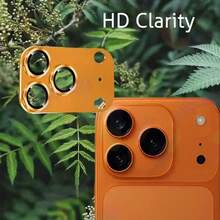 适用于 Apple 17 Pro Max/17 Pro 的金属摄像头镜头保护盖，采用钢化玻璃材质，超清晰，防碎裂，防指纹，有效提升 Apple 17 Pro Max/17 Pro 摄像头的耐用性。