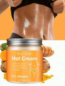 100g/3.53oz Intensiveming Hot Cream-Moisturizes And EnhancesThe Elasticity Of Arms,Thighs, And Abdomen,Deeply Hydrating WithGlvcerin And Ginger,Suitable For All Skin Type - 白色 - 查看 7