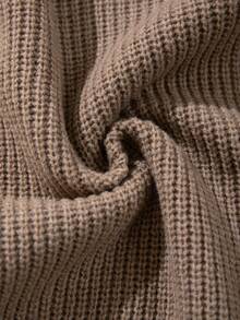 Áo cardigan nữ tay dài, màu trơn, họa tiết sọc dọc, dáng rộng, cổ chữ V, thắt eo, chất liệu nhẹ, thích hợp cho mùa xuân, thu và đông. - Màu Khaki - Xem 12