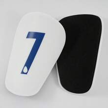 1 Pair Mini Master #7 Football Shin Guards, Thick & Durable Mini Football Shin Pads, Suitable For All Seasons