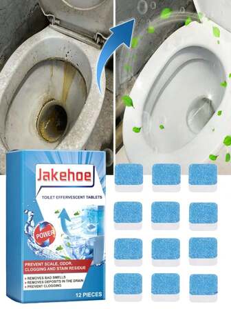 16 Pieces Of Foaming Toilet Cleaner, Toilet Cleaner, Deodorant, Stain Remover, Air Freshener, Home, Christmas, Halloween, Aromatherapy, Fragrance, Essential Oil, Kitchen Cleaner, Solid, Liquid New/Old Versions Randomly Sent