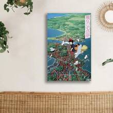 Framed Miyazaki'Kiki's Delivery Service Anime Poster Movie Japanese For Living Room, Bedroom, Office, Bar Wall Decor - Đóng khung - Xem 4