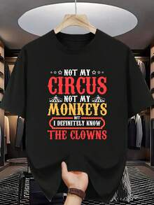 Unique Design Humor Short Sleeve T-Shirt Personality Expression Easy To Control Daily Life And Party Occasions Suitable For The Pursuit Of Fashion You. Christmas Halloween Men's Clothing Men's Shirt Suitable For Easter, Halloween, Thanksgiving, Etc. - màu đen - Xem 6
